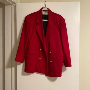 BOGO Double Breasted Red Blazer